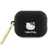 Чохол для навушників Hello Kitty Silicone 3D Kitty Head для AirPods Pro 2 Black (HKAP23DKHSK)