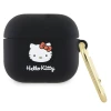 Чохол для навушників Hello Kitty Silicone 3D Kitty Head для AirPods 3 Black (Hel000064-0)