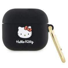 Чохол для навушників Hello Kitty Silicone 3D Kitty Head для AirPods 3 Black (Hel000064-0)