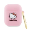 Чохол для навушників Hello Kitty Silicone 3D Kitty Head для AirPods 2 | 1 Pink (Hel000065-0)