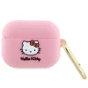 Чохол для навушників Hello Kitty Silicone 3D Kitty Head для AirPods Pro Pink (HKAP3DKHSP)