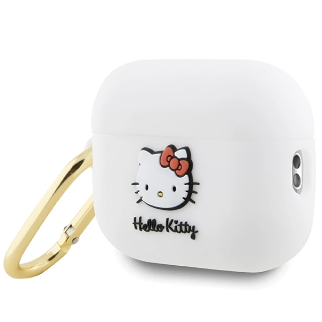 Чохол Hello Kitty Silicone 3D Kitty Head для AirPods Pro 2 (2022/2023) Білий (Hel000075-0)