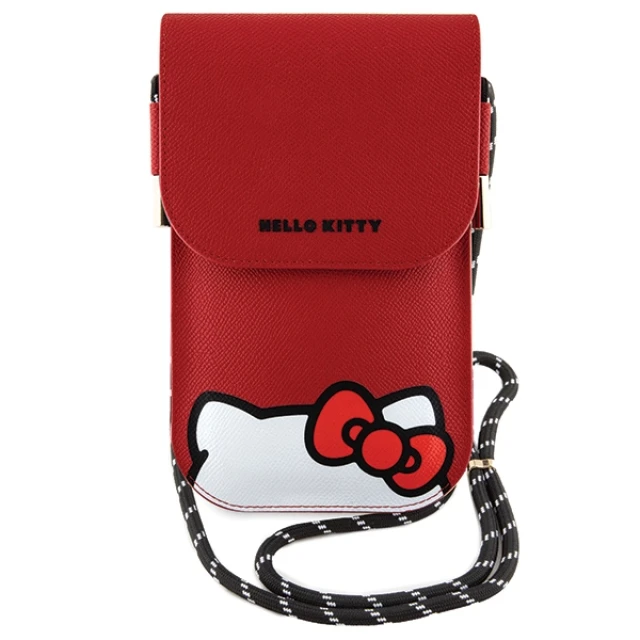 Сумка Hello Kitty Leather Hiding Kitty Cord Red (Hel000094-0)