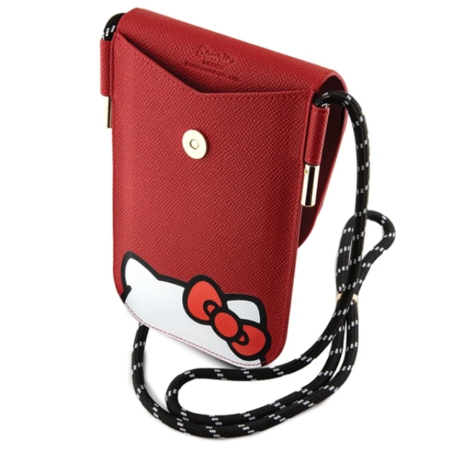 Сумка Hello Kitty Leather Hiding Kitty Cord Red (Hel000094-0)