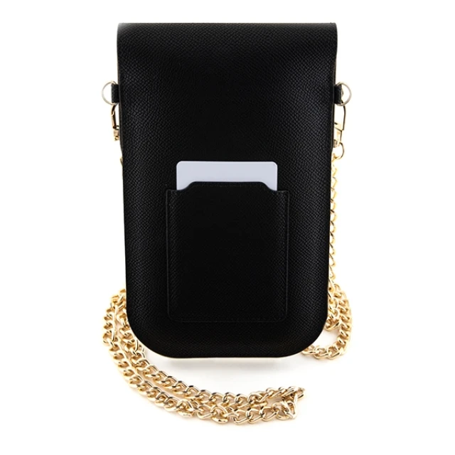 Сумка Hello Kitty Leather Metal Logo Chain Black (Hel000092-0)