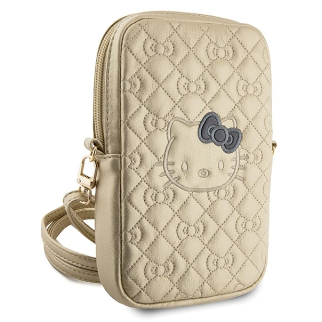 Сумка Hello Kitty Quilted Bows Strap Gold (HKPBPEKHBPD)