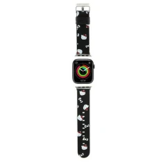 Ремінець Hello Kitty Heads & Bows Pattern для Apple Watch 42 (10 series) | 41 | 40 | 38 mm Black (Hel000047-0)