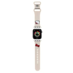 Ремінець Hello Kitty Silicone Kitty Head для Apple Watch 42 (10 series) | 41 | 40 | 38 mm Beige (Hel000060-0)