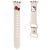 Ремінець Hello Kitty Silicone Kitty Head для Apple Watch 42 (10 series) | 41 | 40 | 38 mm Beige (Hel000060-0)