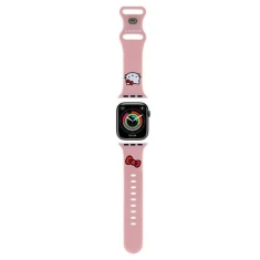 Ремінець Hello Kitty Silicone Kitty Head для Apple Watch 42 (10 series) | 41 | 40 | 38 mm Pink (HKAWMSCHBLP)