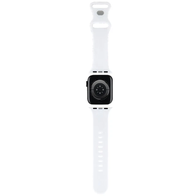 Ремінець Hello Kitty Silicone Bows & Stripes для Apple Watch 42 (10 series) | 41 | 40 | 38 mm Black (Hel000050-0)