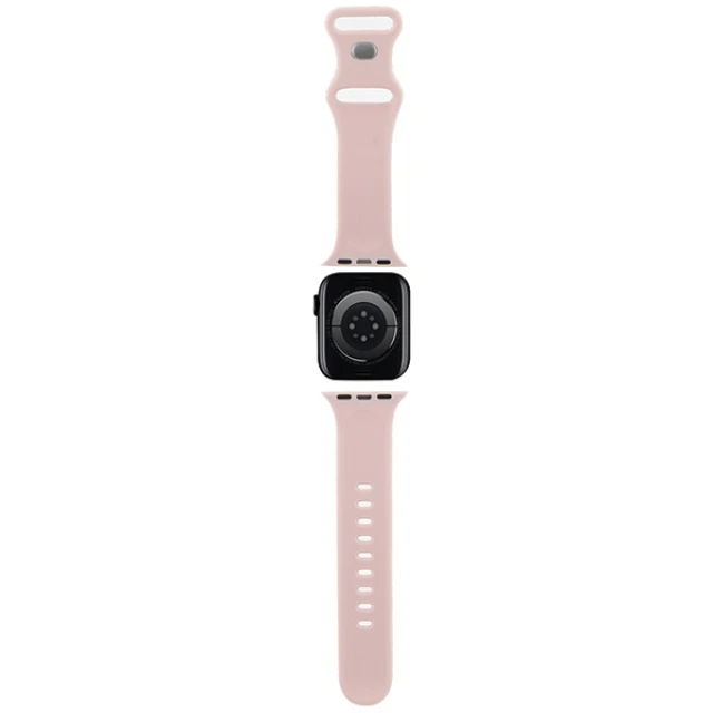 Ремінець Hello Kitty Silicone Tags Graffiti для Apple Watch 42 (10 series) | 41 | 40 | 38 mm Pink (Hel000057-0)