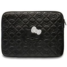 Чехол-папка для ноутбука Hello Kitty Sleeve Zip PU Quilted Bows 14 inch Black (HKCSZPEKHBPK)