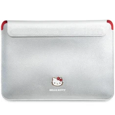 Чехол-папка для ноутбука Hello Kitty Sleeve PU Metal Logo 14 inch Silver (HKCS14PGHDLMS)