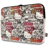 Чохол-папка для ноутбука Hello Kitty Sleeve Zip PU Tags Graffiti 14 inch Beige (HKCSZPDGPTE)