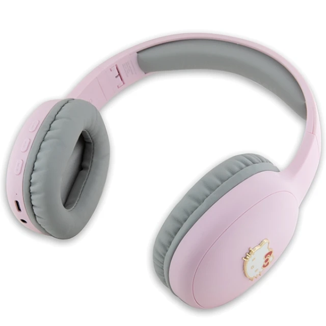 Бездротові навушники Hello Kitty Metal Logo Pink (HKBHA1BKHLMP)