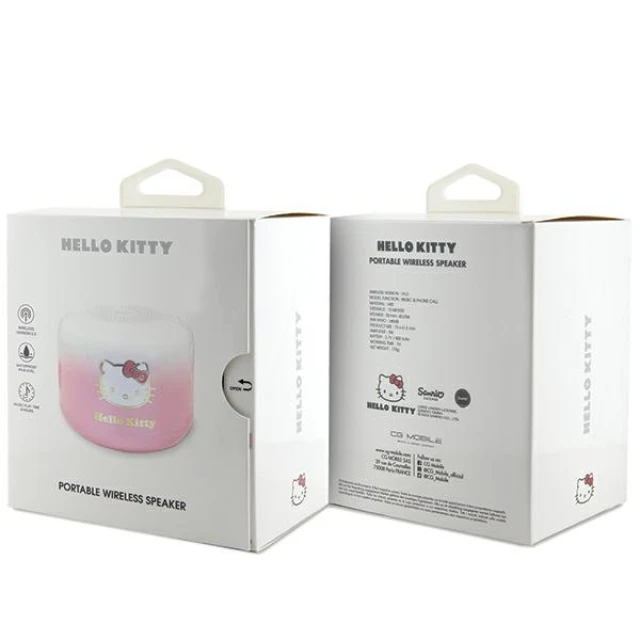 Колонка Bluetooth Hello Kitty Electroplate Gradient Pink (HKWSBT6GKEP)