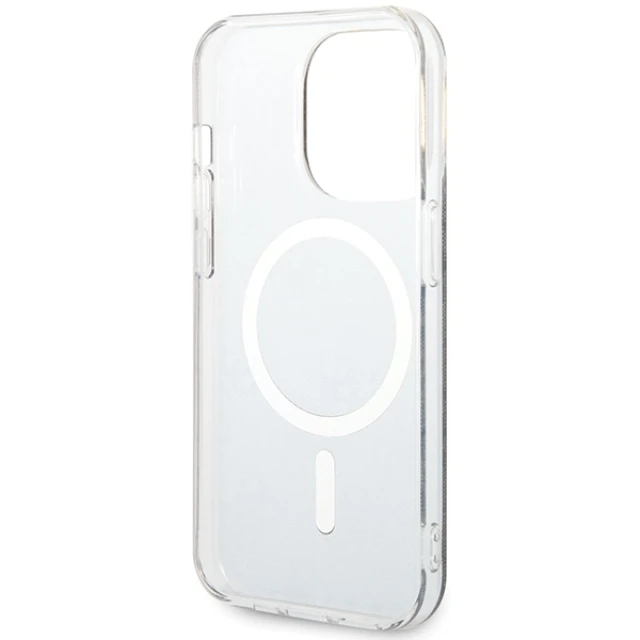 Чохол Guess IML 4G для iPhone 15 Pro Black with MagSafe (GUHMP15LH4STK)