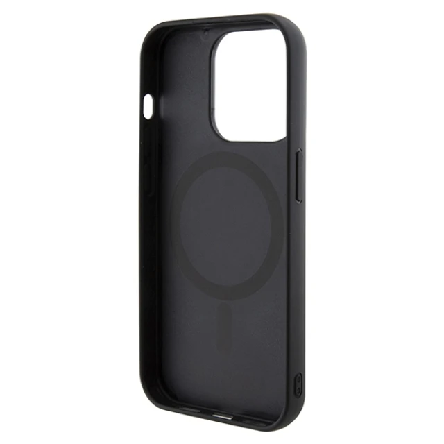 Чохол Guess GCube Stripes для iPhone 15 Pro Max Black with MagSafe (GUHMP15XHGCFSEK)