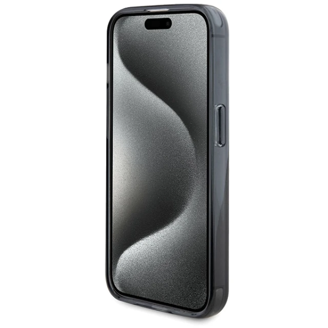 Чохол BMW Ring Stand M Collection для iPhone 15 Pro Black with MagSafe (BMHMP15LURSK)