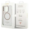 Чохол Guess Metal Outline для iPhone 15 Gold with MagSafe (GUHMP15SHTRMD)