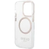 Чохол Guess Metal Outline для iPhone 15 Pro Gold with MagSafe (GUHMP15LHTRMD)