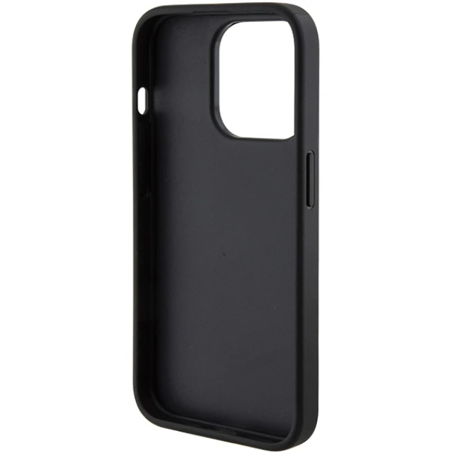 Чохол Guess Grip Stand 4G Triangle Strass для iPhone 15 Pro Black (GUHCP15LPGS4TDK)