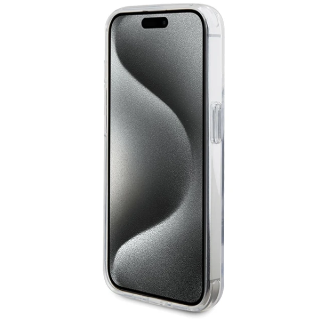 Чохол BMW Ring Stand M Collection для iPhone 15 Pro Clear with MagSafe (BMHMP15LURST)
