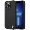 Чохол BMW Silicone Metal Logo для iPhone 15 Pro Black (BMHCP15LSILBK)