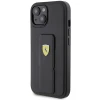 Чохол Ferrari Grip Stand для iPhone 15 Black (FEHCP15SGSPSIK)