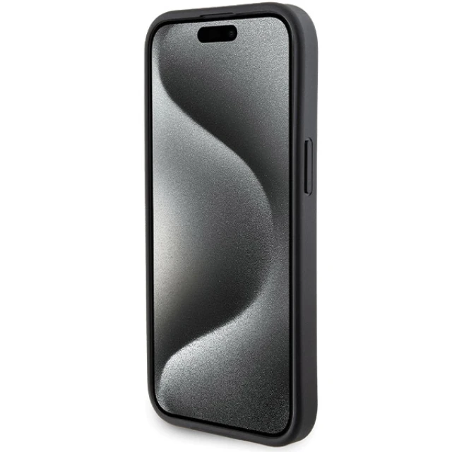 Чохол Ferrari Grip Stand для iPhone 15 Black (FEHCP15SGSPSIK)