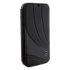 Чохол-книжка Mercedes Leather Wave Pattern для iPhone 15 Pro Black (MEBKP15L8ROLK)