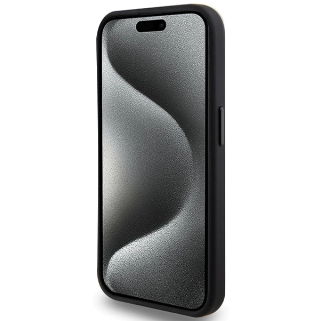 Чохол Tumi Leather Balistic Pattern для iPhone 15 Pro Black (TUHMP15LRBAK)