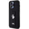 Чохол Karl Lagerfeld Gripstand Saffiano Choupette Pins для iPhone 13 Pro Max Black (KLHCP13XGSACHPK)