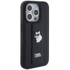 Чохол Karl Lagerfeld Gripstand Saffiano Choupette Pins для iPhone 14 Pro Black (KLHCP14LGSACHPK)
