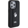 Чохол Karl Lagerfeld Gripstand Saffiano Choupette Pins для iPhone 15 Pro Black (KLHCP15LGSACHPK)