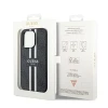 Чохол Guess 4G Printed Stripes для iPhone 15 Pro Max Black with MagSafe (GUHMP15XP4RPSK)