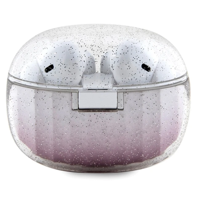 Беспроводные наушники Guess Glitter Gradient Pink (GUTWSHDGKEEP)