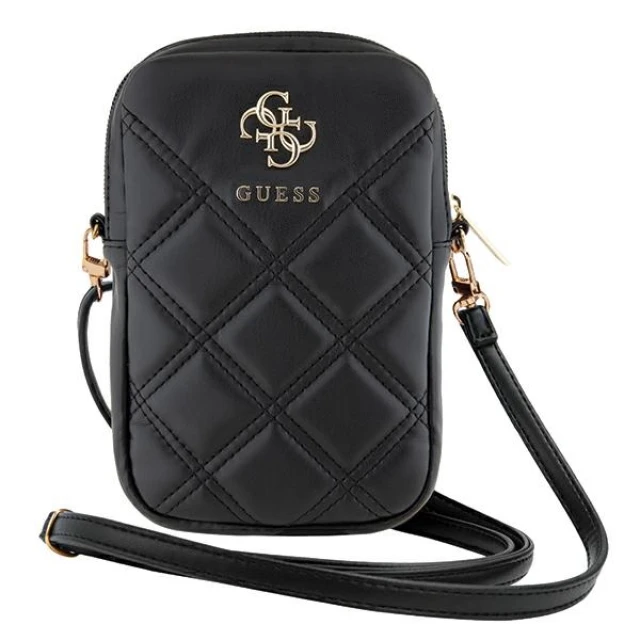 Сумка Guess 4G Triangle Metal Logo Wallet Zipper Pouch Black (GUWBZPSQSSGK)