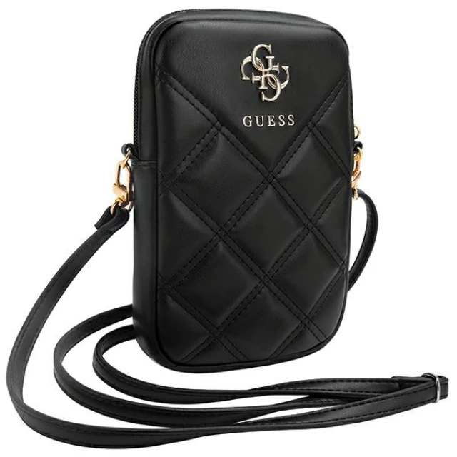 Сумка Guess 4G Triangle Metal Logo Wallet Zipper Pouch Black (GUWBZPSQSSGK)