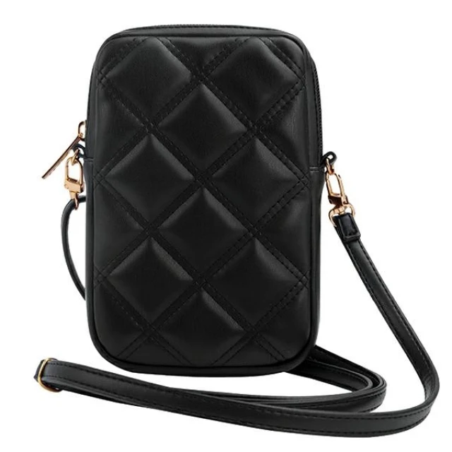 Сумка Guess 4G Triangle Metal Logo Wallet Zipper Pouch Black (GUWBZPSQSSGK)