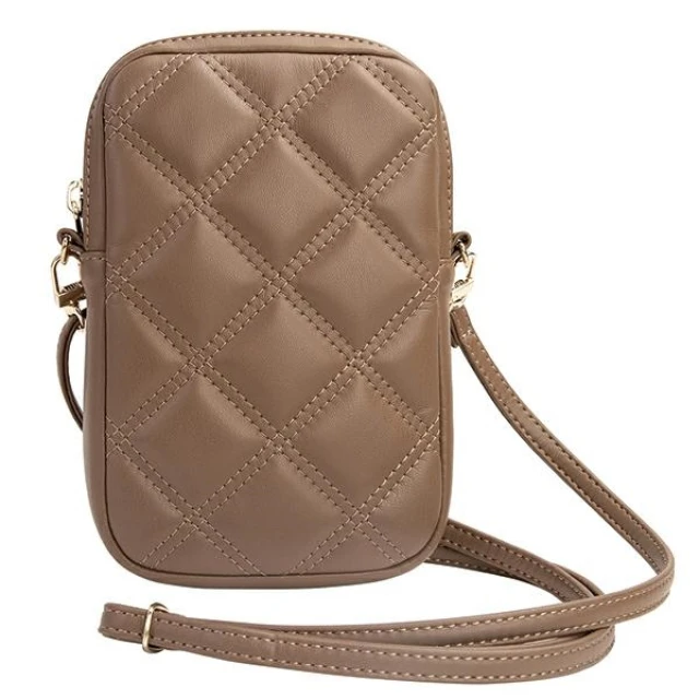 Сумка Guess 4G Triangle Metal Logo Wallet Zipper Pouch Brown (GUWBZPSQSSGW)
