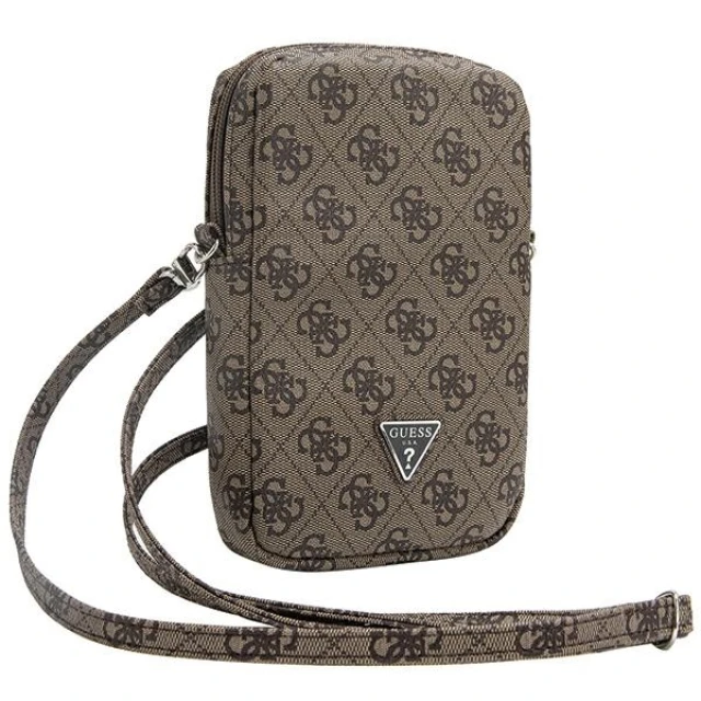 Сумка Guess 4G Triangle Metal Logo Wallet Zipper Pouch Brown (GUWBZP4GFTSW)