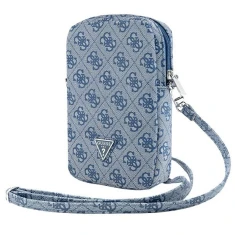 Сумка Guess 4G Triangle Metal Logo Wallet Zipper Pouch Blue (GUWBZP4GFTSB)