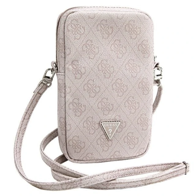 Сумка Guess 4G Triangle Metal Logo Wallet Zipper Pouch Pink (GUWBZP4GFTSP)