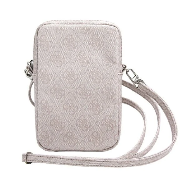 Сумка Guess 4G Triangle Metal Logo Wallet Zipper Pouch Pink (GUWBZP4GFTSP)