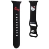 Ремінець Hello Kitty Silicone Kitty Head для Apple Watch 42 (10 series) | 41 | 40 | 38 mm Black (Hel000052-0)