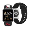 Ремінець Hello Kitty Silicone Kitty Head для Apple Watch 42 (10 series) | 41 | 40 | 38 mm Black (Hel000052-0)
