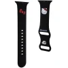 Ремінець Hello Kitty Silicone Kitty Head для Apple Watch 49 | 46 | 45 | 44 | 42 mm (1-3 series) Black (Hel000058-0)
