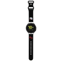 Ремінець Hello Kitty Silicone Kitty Head Універсальний 20mm Black (Hel000102-0)